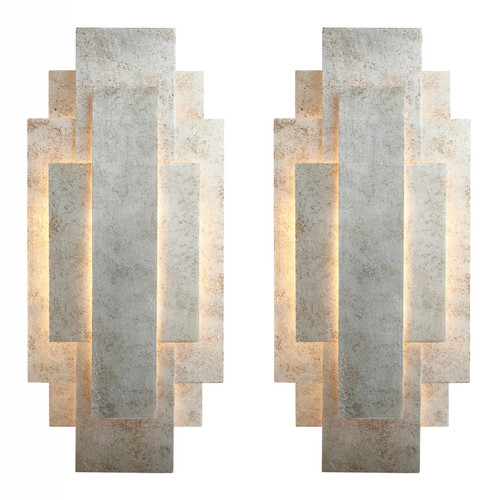 Wall light silver lemziak - silver,