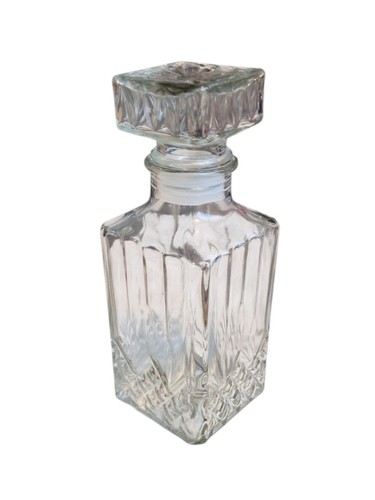 Decanter cut glass - cut,