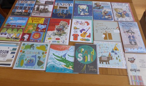 Grandson birthday card - birthday,