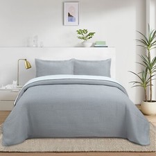 3 Piece Quilted Bedspread Bed