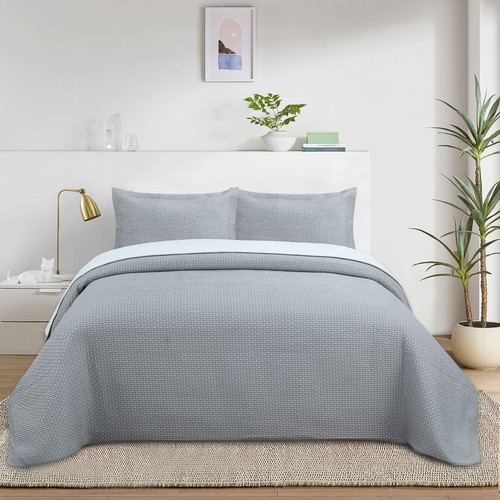 Piece quilted bedspread bed - piece,