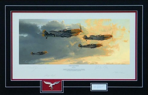 Dawn eagles rising - rising', mounted