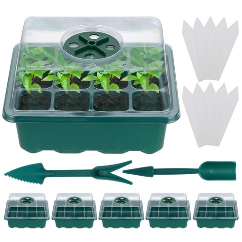 6pcs cells seedling tray - 12,