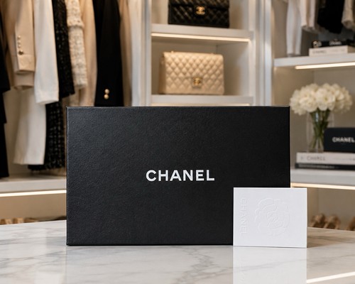 Chanel shoe box with - chanel,