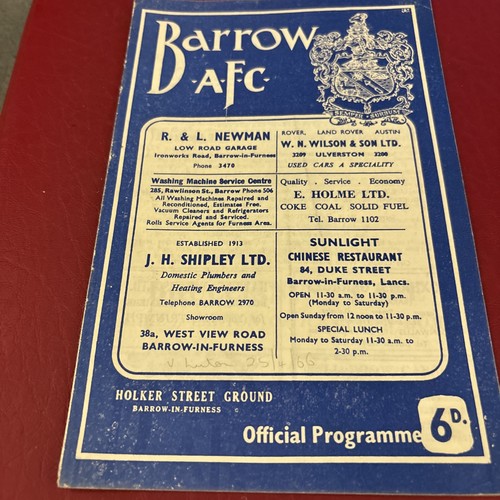 1965 barrow afc luton - 1965/66,