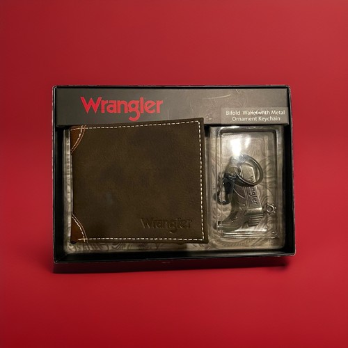 Wrangler men brown bifold - men's,
