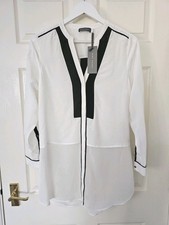 Mint Velvet Piped Top Size 10