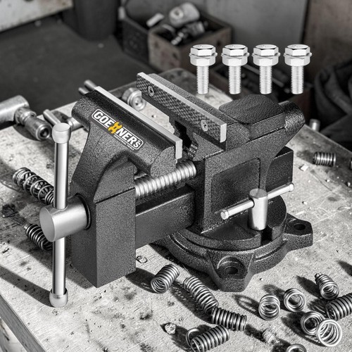 Bench vise clamp - clamp, swivel
