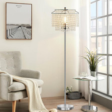 Crystal Floor Lamp, 64" Tall