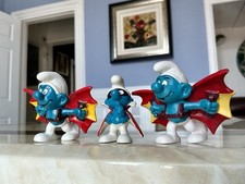 3 Schleich Smurf Figures 20036