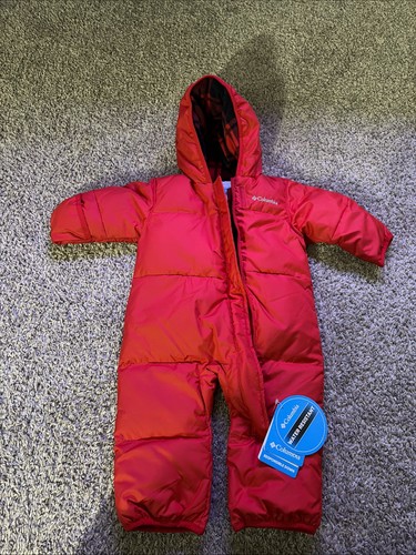 Columbia down red hooded zip - red,