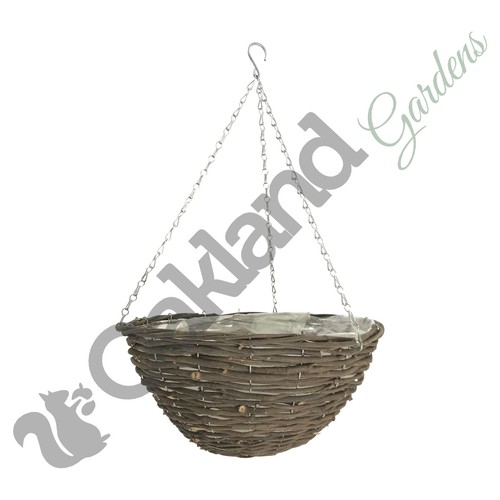Rattan hanging baskets 14 - 12", 14"