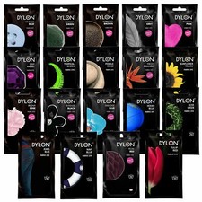 Dylon Hand Fabric Dye Sachet for Clothes & Soft Furnishings,1pk or 4pk of 50g