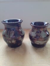 EWENNY x 2 Small Pottery Vases
