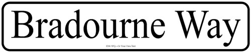 Personalised street sign - personalised,