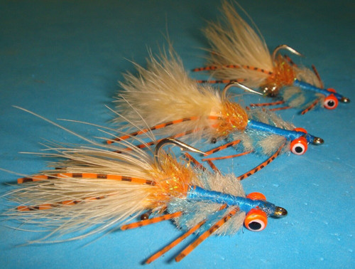 Fly fishing flies blue tan - flies,