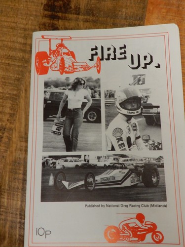 Drag racing fire magazine - fire, up