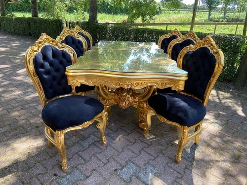 Dining set italian - dining, baroque