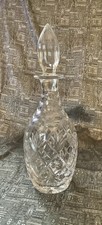 Royal Doulton / Webb Corbett Cut Crystal Decanter 30cm