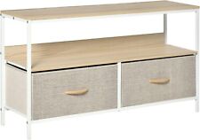 2 Drawers TV Stand Cabinet