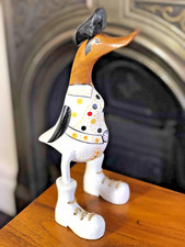 Wooden Elvis Duck 25cm Bamboo