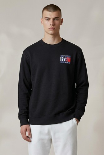 Tommy jeans regular flag crew - jeans,