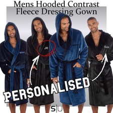 Personalised Mens Fleece Soft