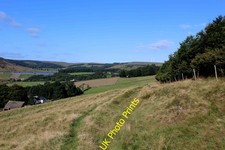 Photo A1 View from below Hutch Quarry Haslingden Looking west up the Ogd c2021