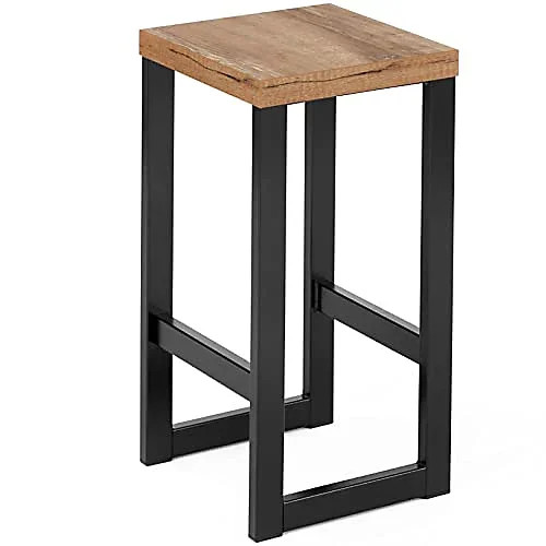 Industrial bar stool with - bar,