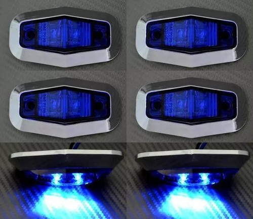 Led 24v blue - 6x, side