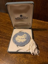 Blue embossed Wedgwood England