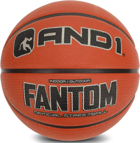 And1 fantom rubber basketball - rubber,