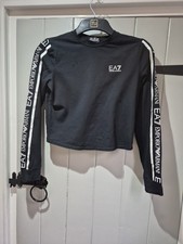 4 Ladies EA7 Emporio Armani Tops Hoodies 2 Black 2 White All Size XXS