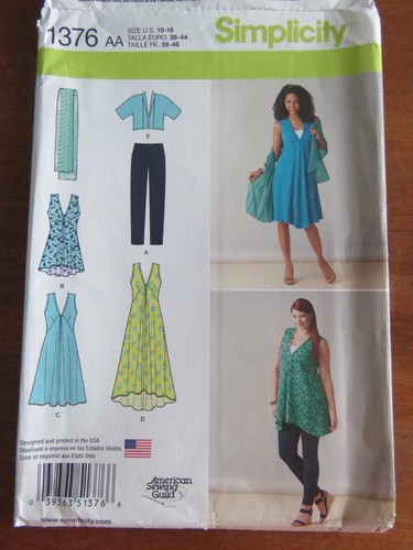 Simplicity 1376 sewing - (2014),