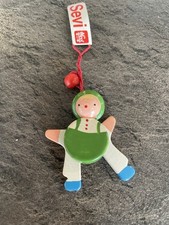 Vintage Sevi Italy wooden pull
