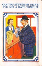 MIXED COMIC  POSTCARD LAUNDRY SERVICE USED GOOD GOOD PLUS