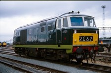 Original 35mm Rail Slide: Class 35: HYMEK: D7076: CREWE BASFORD HALL: 1995 #38