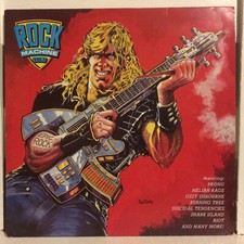 ROCK MACHINE VOL. 1 (466943-1, 1990) LP vinyl record, promo stamp