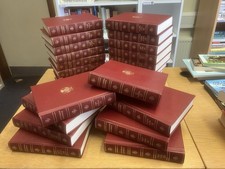 Set Of 24 Encyclopaedia Britannica - Maroon Covers, VGC