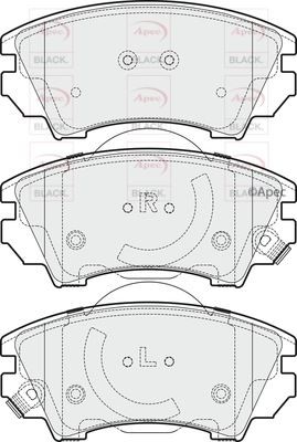 Front axle brake pads set - brake,
