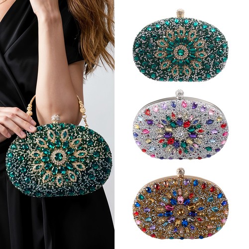 Luxury rhinestone evening - rhinestone,