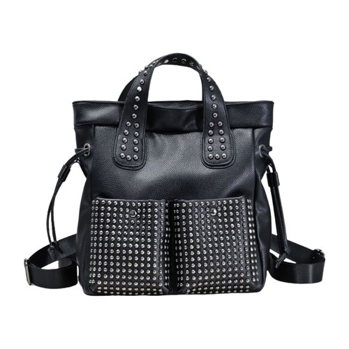 Unique gothic rivet handbag - gothic,