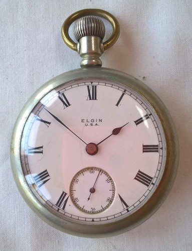 18s elgin jewel - pocket, watch