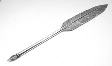 Dip nib pen feather shape