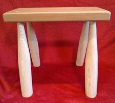 Beech Solid Wood Stool 4 legs