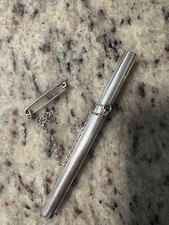 Antique Sterling Silver Thermometer Case and Thermometer