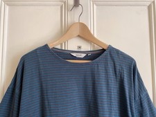 Seasalt Dress,Size 10. ‘Millpool’-Fine Striped Unlined Cotton Smock With Pockets