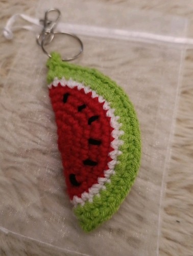 Handmade crochet watermelon - crochet,