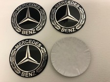 Sticker 75mm mercedes wheel - 4x,