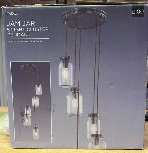 Next jam jar - jar, pendent